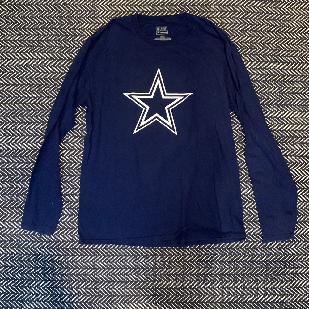 Blue cowboys long sleeve